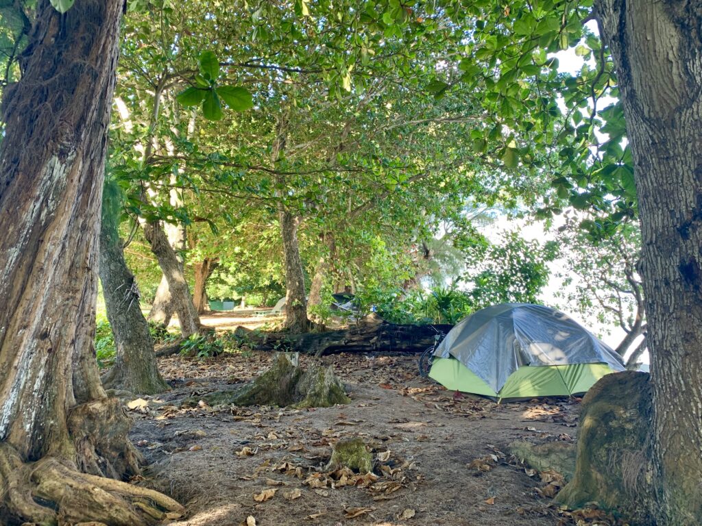 Anini Campground Kauai Tent Camping