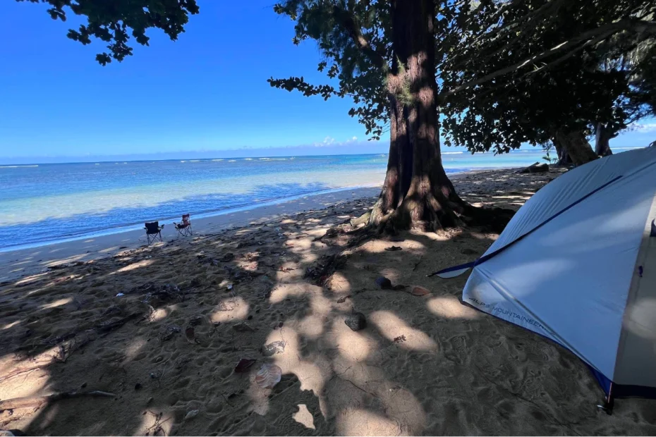 Anini Beach Ground Tent Camping